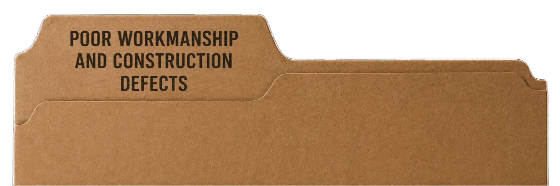 Defective workmanship and building defects